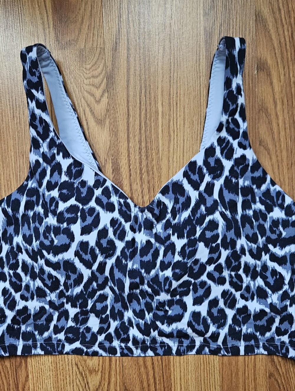 Offline By Aerie Real Me Leopard Print Scoop Sports Bralette Sz XXL